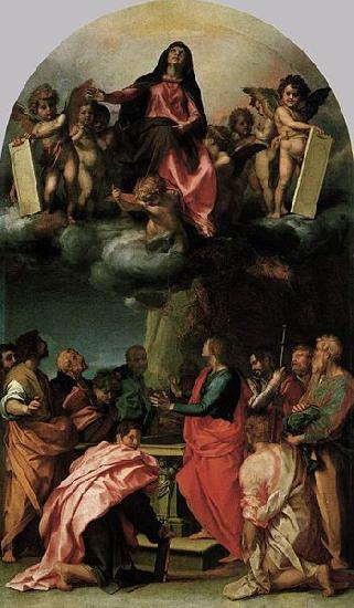 Andrea del Sarto Assumption of the Virgin oil painting image